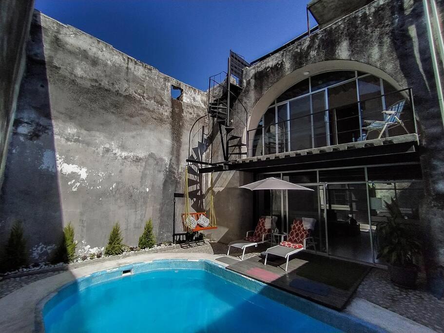 Casa Con Alberca Dentro De Ex-Hacienda En Atlixco Villa Bagian luar foto